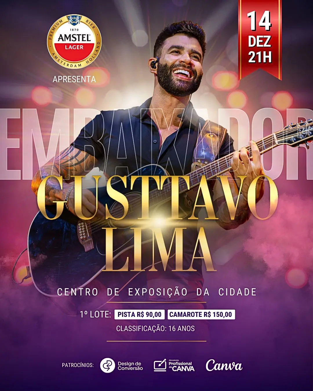 Flyer Gusttavo Lima